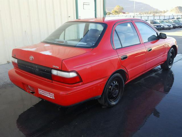 1NXBA02E4VZ524181 - 1997 TOYOTA COROLLA BA RED photo 4