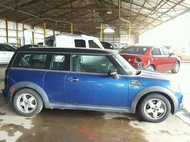 WMWML33528TJ46845 - 2008 MINI COOPER CLU BLUE photo 9