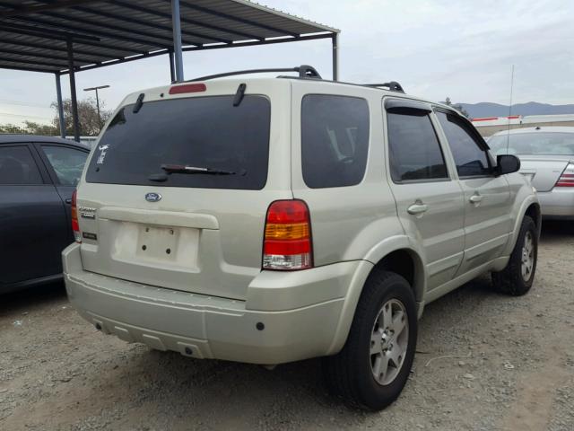 1FMCU94145KA78071 - 2005 FORD ESCAPE GOLD photo 4