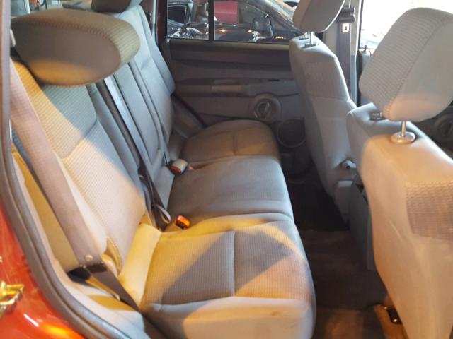 1J8HG48KX6C291442 - 2006 JEEP COMMANDER RED photo 6