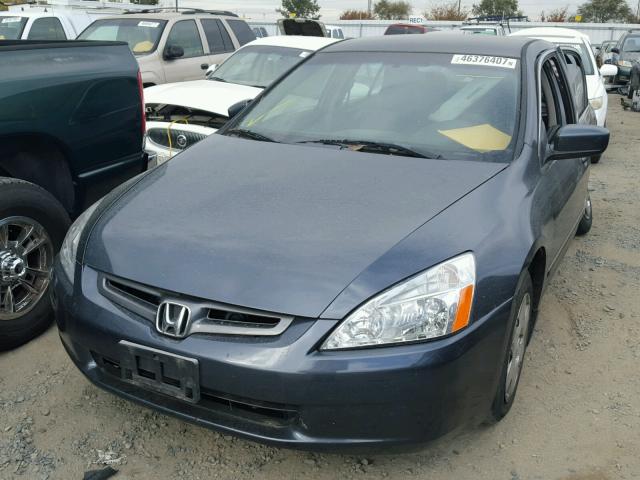 1HGCM56435A083810 - 2005 HONDA ACCORD GRAY photo 2