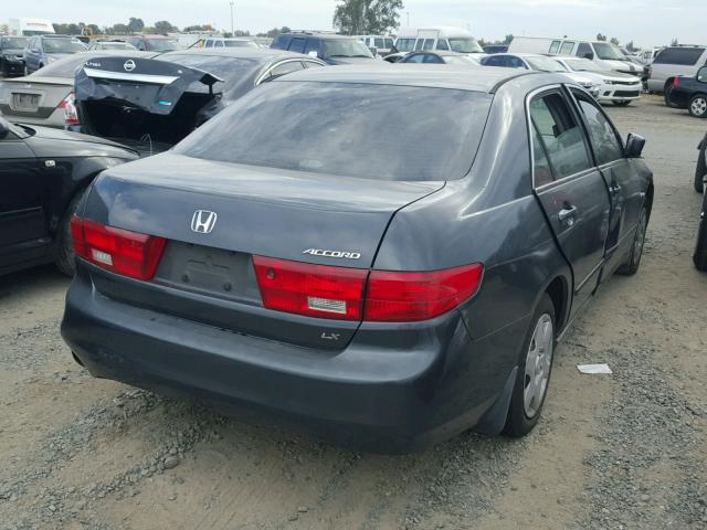 1HGCM56435A083810 - 2005 HONDA ACCORD GRAY photo 4