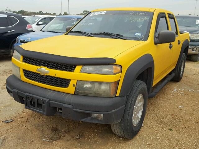 1GCDS136668229567 - 2006 CHEVROLET COLORADO YELLOW photo 2