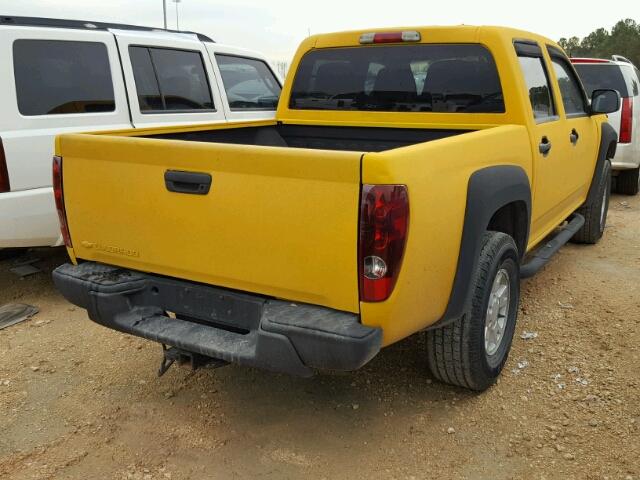 1GCDS136668229567 - 2006 CHEVROLET COLORADO YELLOW photo 4