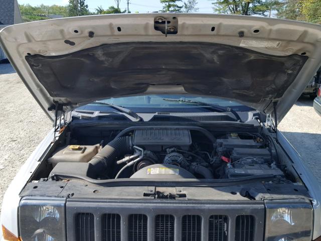 1J8HG48KX8C159171 - 2008 JEEP COMMANDER SILVER photo 7
