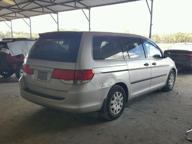 5FNRL38218B027971 - 2008 HONDA ODYSSEY LX GRAY photo 4