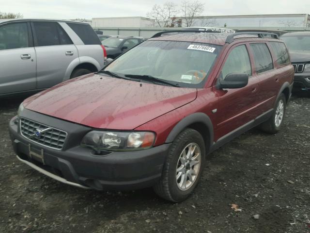 YV1SZ59H841144197 - 2004 VOLVO XC70 MAROON photo 2