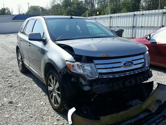 2FMDK38C38BA97146 - 2008 FORD EDGE SEL SILVER photo 1