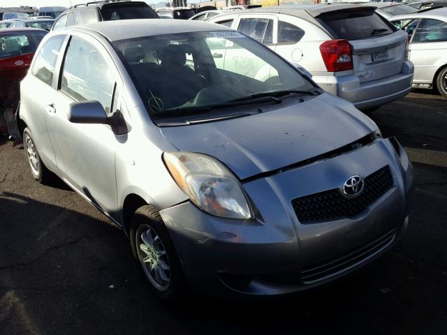 JTDJT923175038695 - 2007 TOYOTA YARIS GRAY photo 1