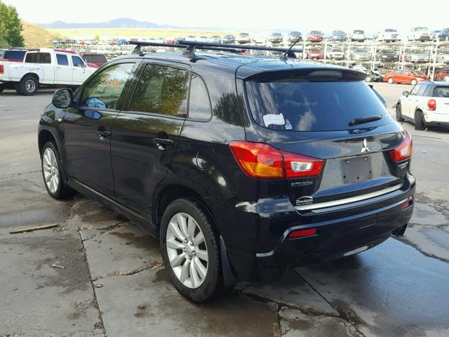 JA4AR4AU5BZ003214 - 2011 MITSUBISHI OUTLANDER BLACK photo 3