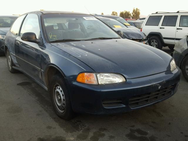 2HGEH2458NH520841 - 1992 HONDA CIVIC DX BLUE photo 1