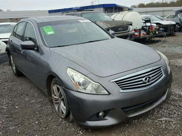 JN1CV6AP0BM503913 - 2011 INFINITI G37 BASE GRAY photo 1