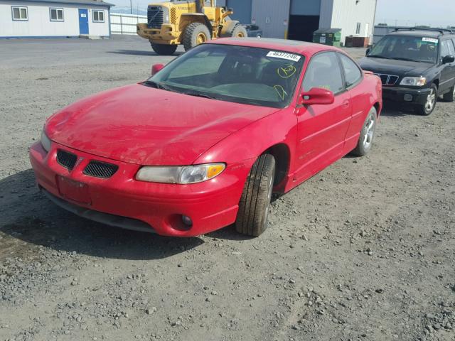 1G2WP12K3XF288232 - 1999 PONTIAC GRAND PRIX RED photo 2