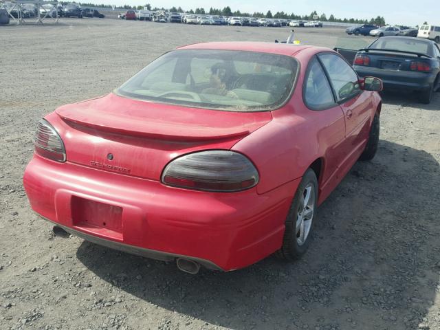 1G2WP12K3XF288232 - 1999 PONTIAC GRAND PRIX RED photo 4