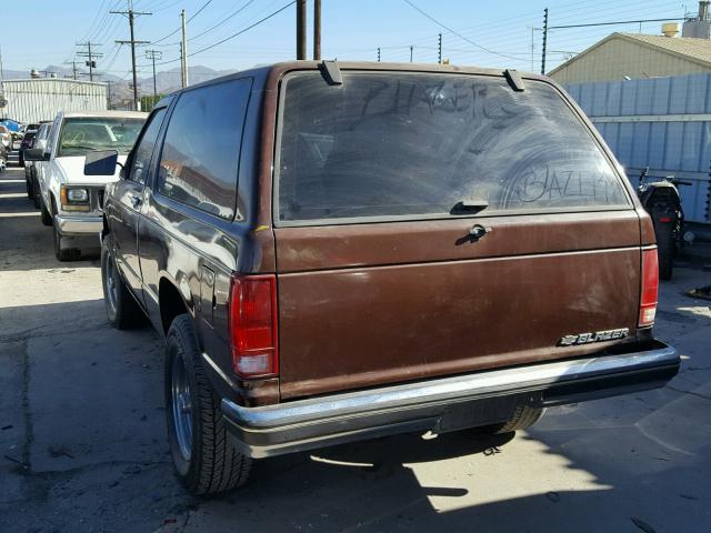 1GNCS18R1J8142934 - 1988 CHEVROLET BLAZER S10 BROWN photo 3