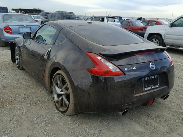 JN1AZ4EH0DM383844 - 2013 NISSAN 370Z BASE BLACK photo 3