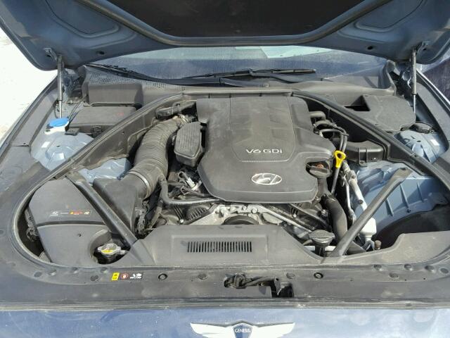 KMHGN4JE3FU014473 - 2015 HYUNDAI GENESIS 3. BLUE photo 7