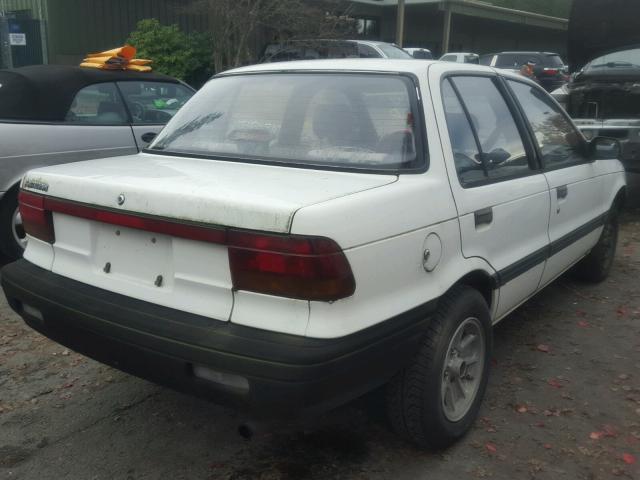 JA3CU26X8LU059925 - 1990 MITSUBISHI MIRAGE WHITE photo 4