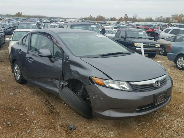 19XFB2F56CE084372 - 2012 HONDA CIVIC GREEN photo 1