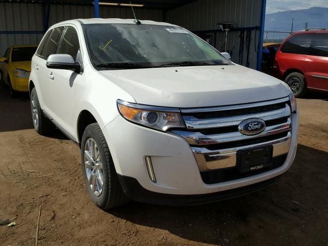 2FMDK4JC5CBA41279 - 2012 FORD EDGE SEL WHITE photo 1