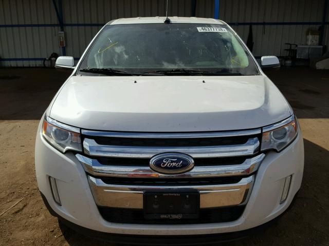 2FMDK4JC5CBA41279 - 2012 FORD EDGE SEL WHITE photo 9