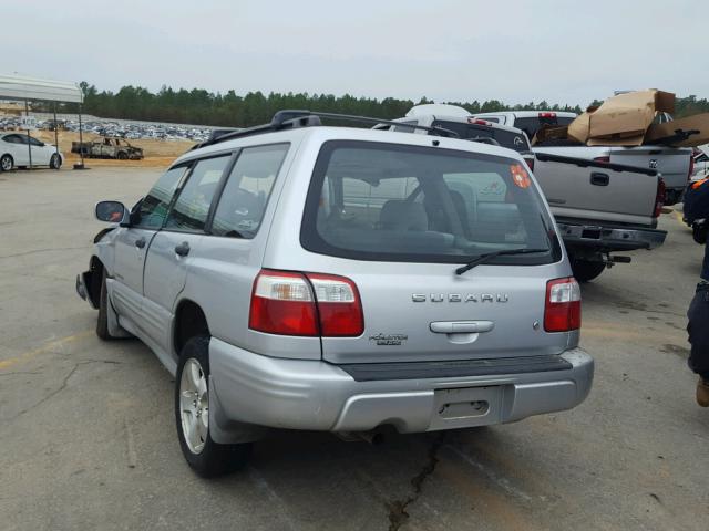 JF1SF65622H718425 - 2002 SUBARU FORESTER S SILVER photo 3