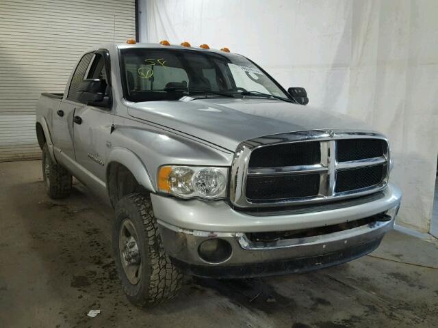 3D7KU28D34G271917 - 2004 DODGE RAM 2500 S SILVER photo 1