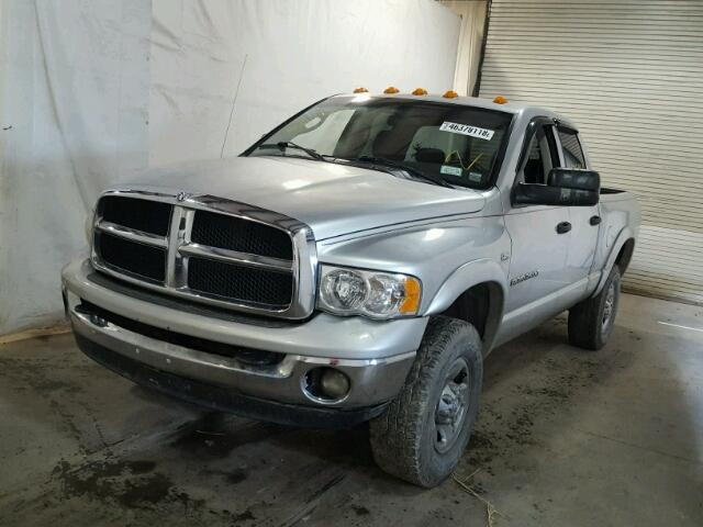 3D7KU28D34G271917 - 2004 DODGE RAM 2500 S SILVER photo 2