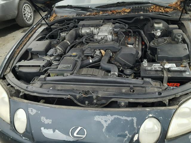 JT8UZ30C4N0014962 - 1992 LEXUS SC 400 GREEN photo 7