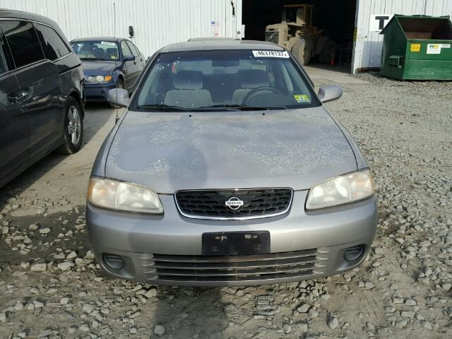 3N1CB51D9YL353442 - 2000 NISSAN SENTRA GRAY photo 9