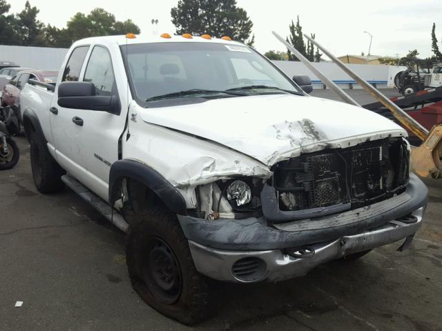 3D7KU286X4G126665 - 2004 DODGE RAM 2500 S WHITE photo 1