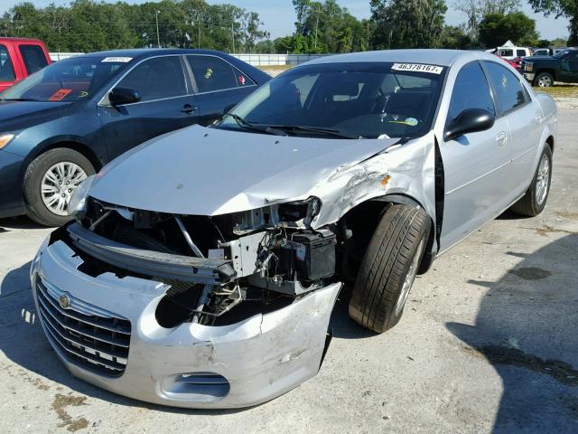 1C3EL46XX5N679170 - 2005 CHRYSLER SEBRING SILVER photo 2