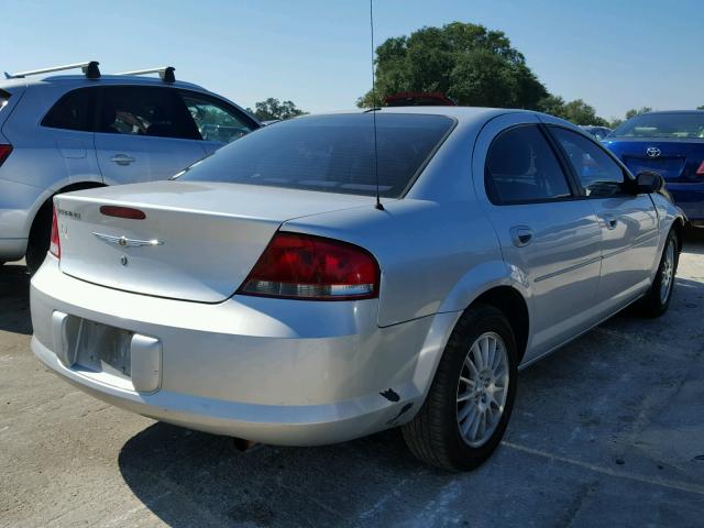 1C3EL46XX5N679170 - 2005 CHRYSLER SEBRING SILVER photo 4