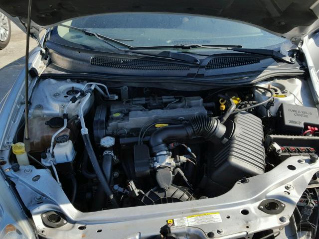 1C3EL46XX5N679170 - 2005 CHRYSLER SEBRING SILVER photo 7