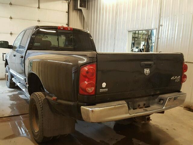 3D7MX48A88G214118 - 2008 DODGE RAM 3500 S BLACK photo 3