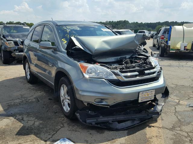 5J6RE3H71AL025320 - 2010 HONDA CR-V EXL BLUE photo 1