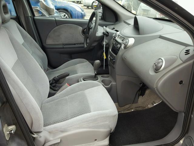 1G8AL54F95Z166019 - 2005 SATURN ION LEVEL GRAY photo 5