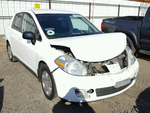 3N1BC1AP4AL405187 - 2010 NISSAN VERSA S WHITE photo 1