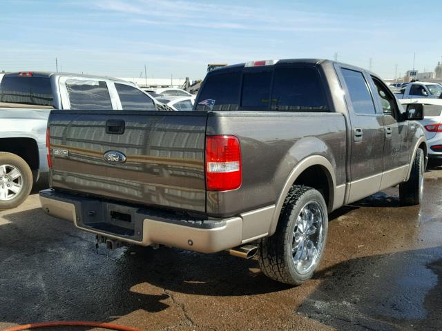 1FTPW12V16FB43329 - 2006 FORD F150 SUPER CHARCOAL photo 4