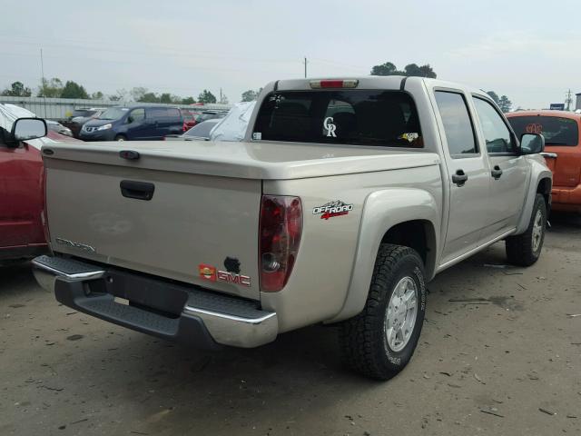 1GTDT136868215456 - 2006 GMC CANYON BEIGE photo 4