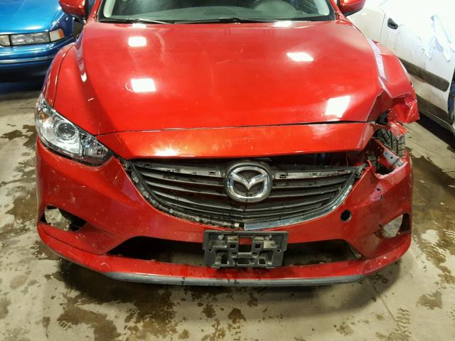 JM1GJ1V63F1166630 - 2015 MAZDA 6 RED photo 9