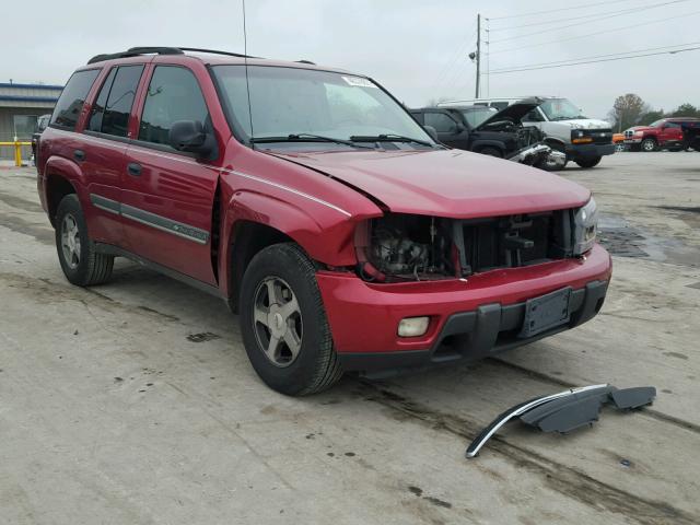 1GNDS13S722165508 - 2002 CHEVROLET TRAILBLAZE BURGUNDY photo 1