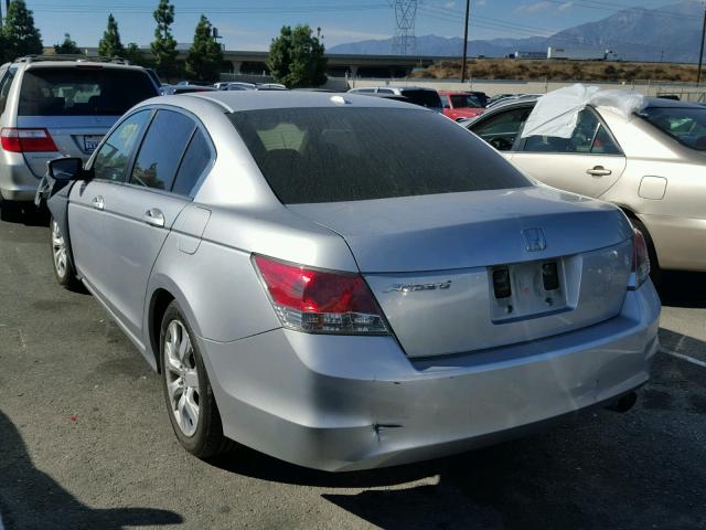 1HGCP26898A081363 - 2008 HONDA ACCORD EXL SILVER photo 3