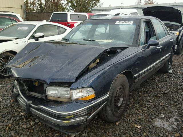 1G4HR53L5NH495103 - 1992 BUICK LESABRE LI BLUE photo 2