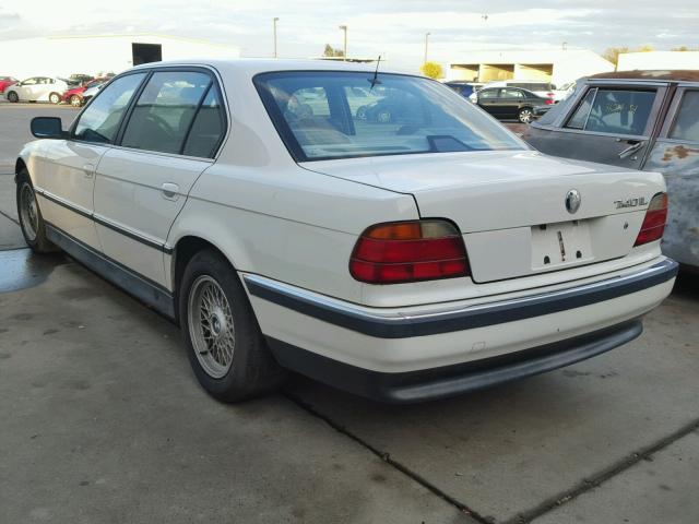 WBAGJ8323WDM21409 - 1998 BMW 740 IL WHITE photo 3