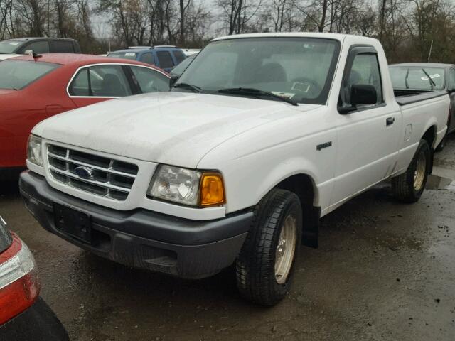 1FTYR10D11TA80295 - 2001 FORD RANGER WHITE photo 2