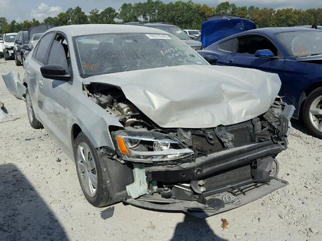 3VW2K7AJ6BM378789 - 2011 VOLKSWAGEN JETTA BASE SILVER photo 1