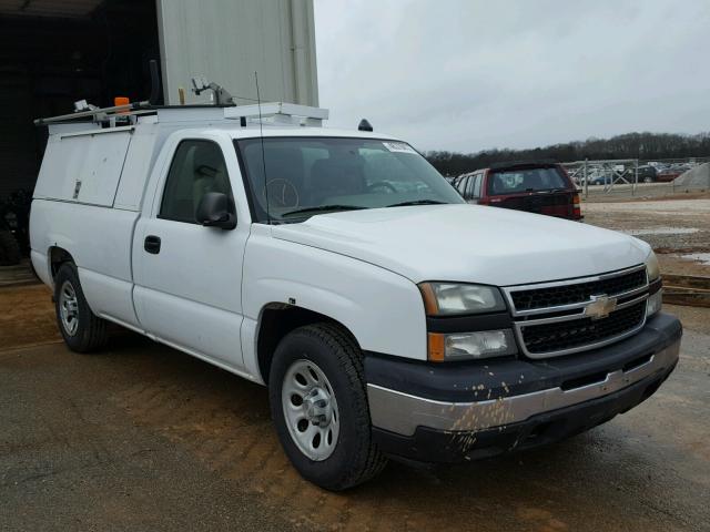 1GCEC14X67Z149075 - 2007 CHEVROLET SILVERADO WHITE photo 1