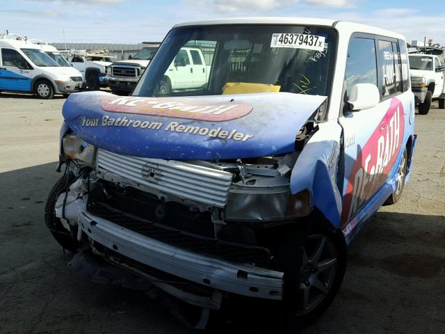 JTLKT324864101214 - 2006 TOYOTA SCION XB Blanco foto 2