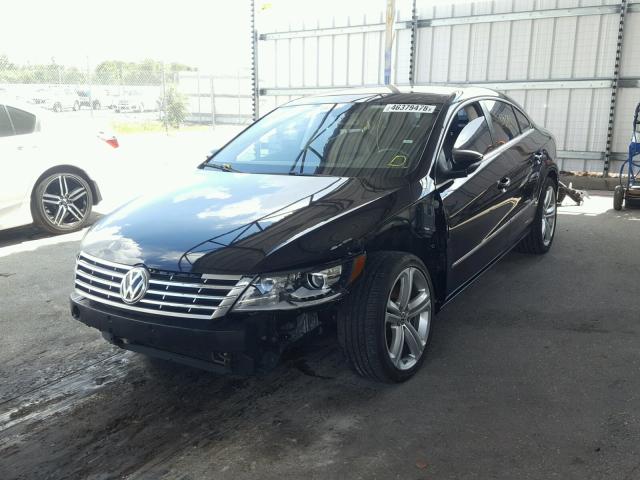 WVWHU7AN1DE509291 - 2013 VOLKSWAGEN CC LUXURY BLACK photo 2